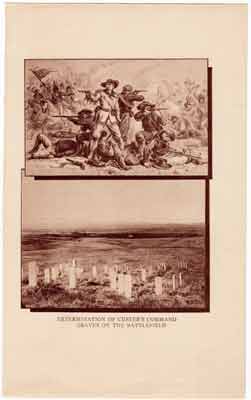 Extermination of Custer's Command
Graves on the Battlefield